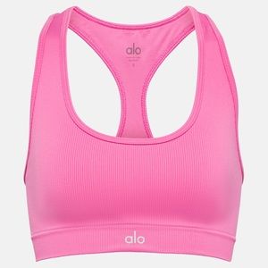 ALO-Racerback ribbed sports bra